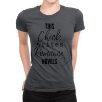 This Chick Writes Romance Novels Nostalgia Ladies Fitted T-shirt | Artistshot