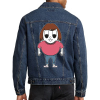 Aunt Egg Hipster Men Denim Jacket | Artistshot