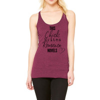 This Chick Writes Romance Novels Nostalgia Racerback Tank | Artistshot