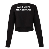 Yup I Write Teen Romance Red Cropped Sweater | Artistshot