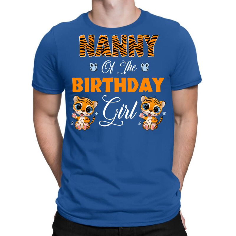 Leopard Tiger Nanny Of The Birthday Girl Boy T-Shirt by yazmiiciv0 | Artistshot