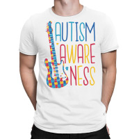 Colorful Puzzle Guitar Instrument Summer T-shirt | Artistshot