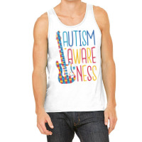 Colorful Puzzle Guitar Instrument Summer Tank Top | Artistshot