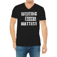 Book Writer Girl V-neck Tee | Artistshot