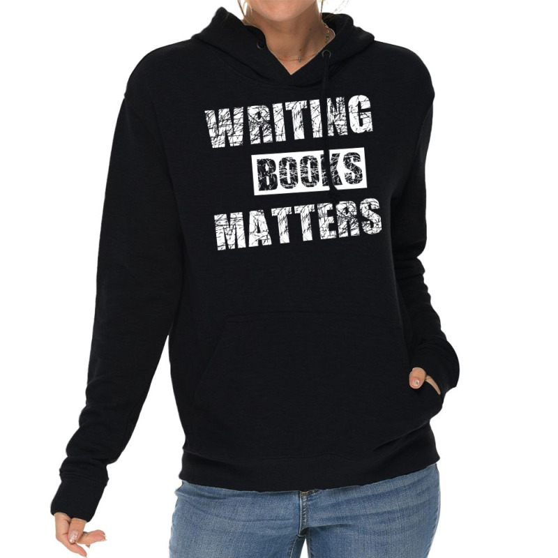 Book Writer Girl Lightweight Hoodie by rmehavoliow | Artistshot