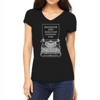 Funny Writer Author Novelist Authorised Personnel Women's V-neck T-shirt | Artistshot