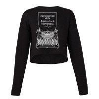 Funny Writer Author Novelist Authorised Personnel Cropped Sweater | Artistshot