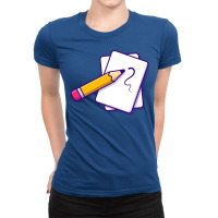 Paper And Pencil Gift Ladies Fitted T-shirt | Artistshot