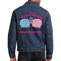 The Love Between Aunt And Niece Knows No Distance Men Denim Jacket | Artistshot