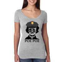 Poe Poe Police Funny Edgar Allan Poe Author Tumblr Women's Triblend Scoop T-shirt | Artistshot