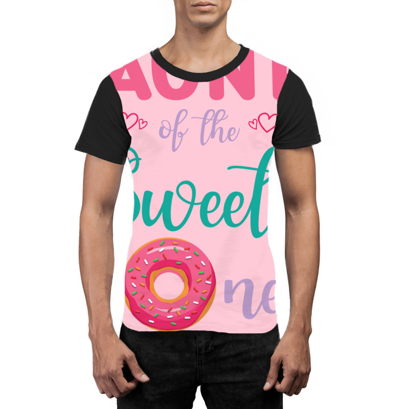 Aunt Of The Sweet One Donut Cake Happy Me Uncle Ni Graphic T-shirt by sharfoelitam | Artistshot