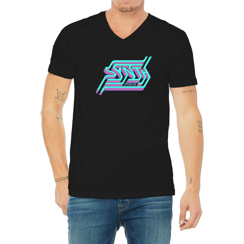 Synthwave For Synthesizer Music Lover 1 V-neck Tee | Artistshot