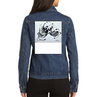 Create Dangerously Ladies Denim Jacket | Artistshot