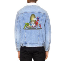 And That's How I Saved The World Jesus Gifts For F Unisex Sherpa-lined Denim Jacket | Artistshot