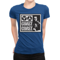 Art Bell   Coast To Coast Am [distressed] Ladies Fitted T-shirt | Artistshot