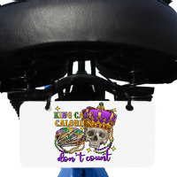 King Cake Calories Don't Count Skull Bicycle License Plate | Artistshot