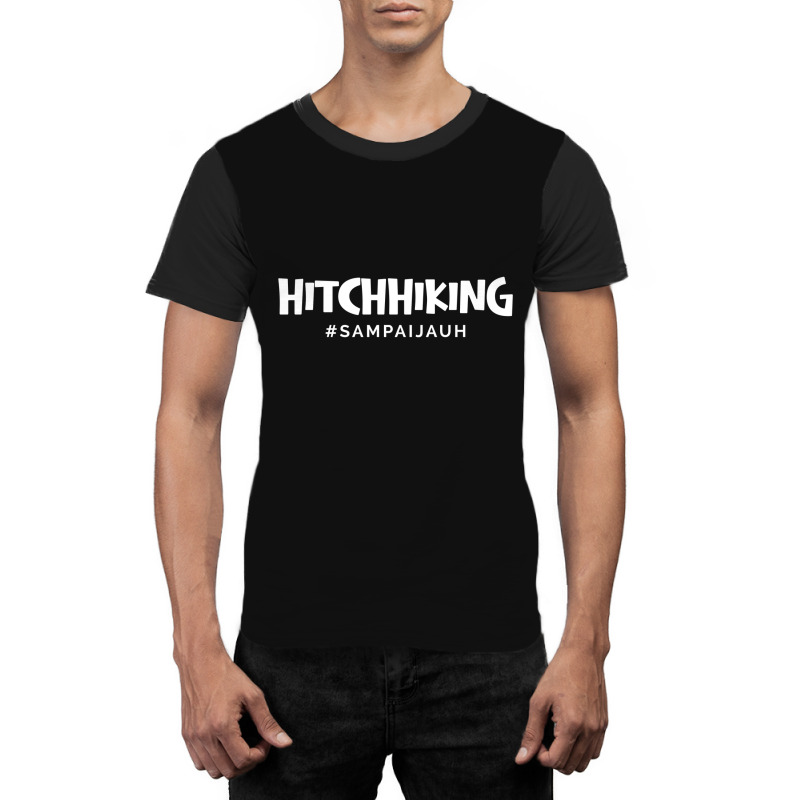 Hitchhiking Indonesia - White Graphic T-shirt | Artistshot