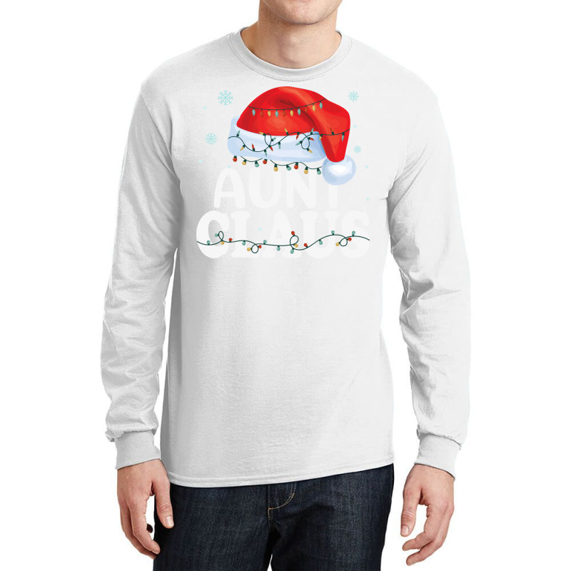 Aunt Claus Xmas Family Matching Funny Grandma Chri Long Sleeve Shirts | Artistshot