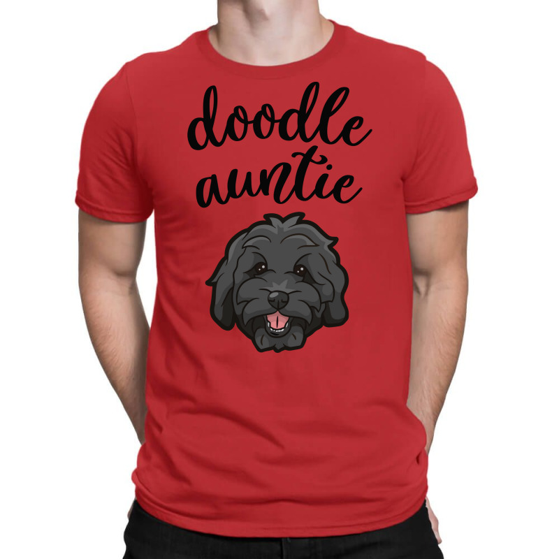 Goldendoodle Aunt Cute Doodle Auntie Gift Green T-shirt | Artistshot