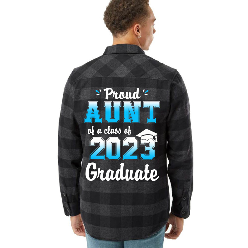 Proud Aunt Of A Class Of 20 Graduate Funny Senior Flannel Shirt | Artistshot