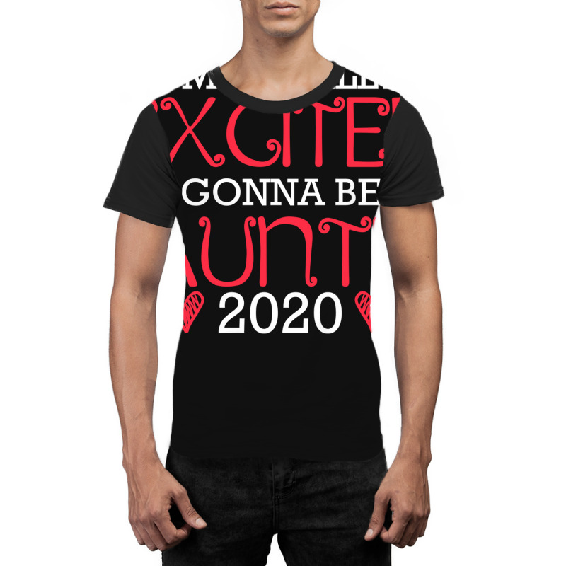 Im Totally Excited Im Gonna Be Auntie Vintage Graphic T-shirt | Artistshot