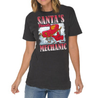 Christmas Santas Favorite Mechanic Auto Diesel Ele Vintage T-shirt | Artistshot