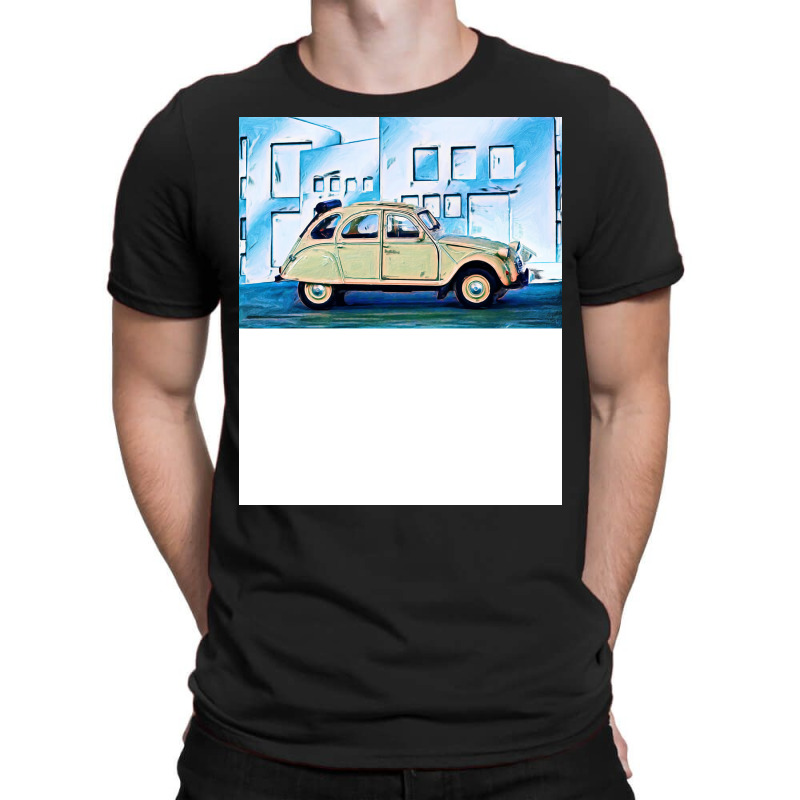 French Car 2cv Red T-shirt | Artistshot