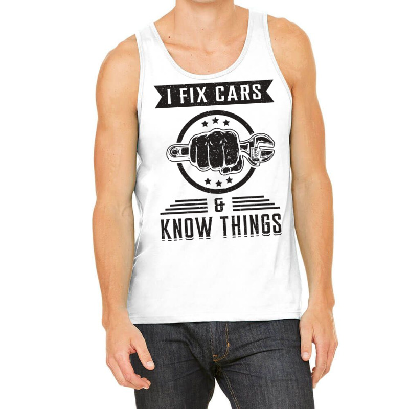 Mechanic Car Mechanical Mechanics Sayings Gift Hip Tank Top | Artistshot