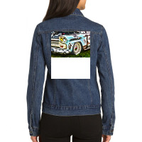 Patina Truck Trending Ladies Denim Jacket | Artistshot