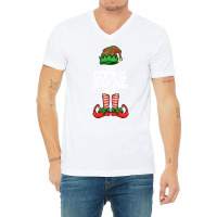 Christmas Cookie Baking Elf Music V-neck Tee | Artistshot