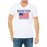 Boston Msaeachubaets V-neck Tee | Artistshot