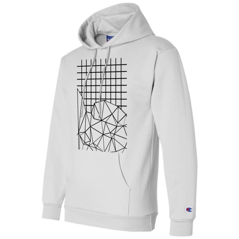 Digital Meshes Girl Champion Hoodie | Artistshot