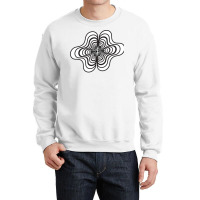 3d Abstract Black White Design 70s Crewneck Sweatshirt | Artistshot