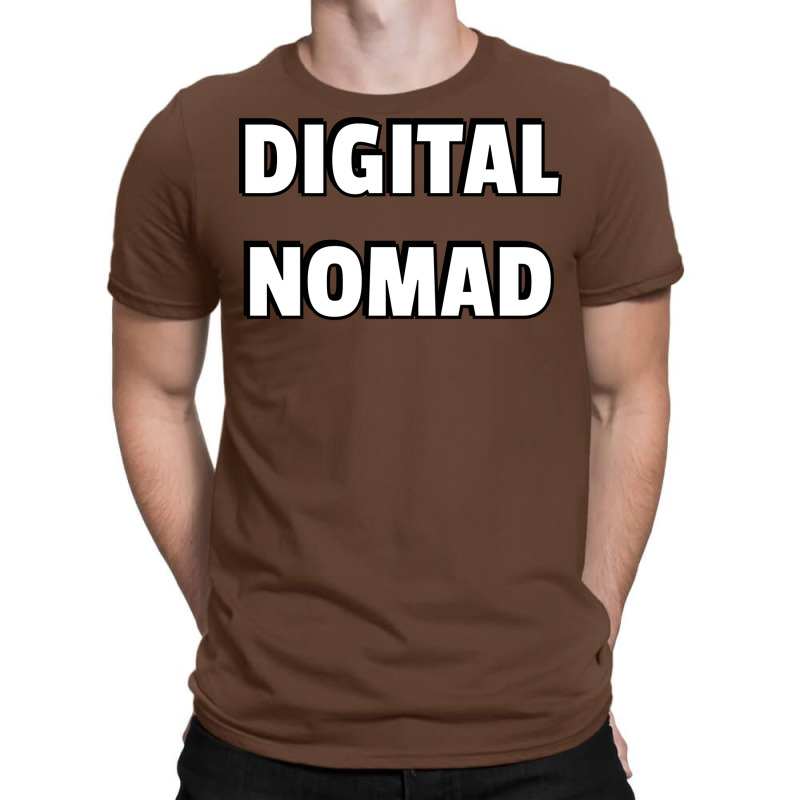 Digital Nomad Girl T-shirt | Artistshot