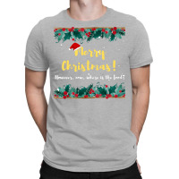 Merry Christmas Hipster T-shirt | Artistshot