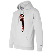 A Candy Cane For Christmas Minimal Art Aesthetic Champion Hoodie | Artistshot