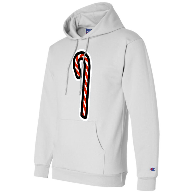 A Candy Cane For Christmas Minimal Art Aesthetic Champion Hoodie by foxalltorperg | Artistshot