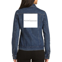 Black & White Ladies Denim Jacket | Artistshot