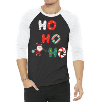 Ho Ho Ho Hippie 3/4 Sleeve Shirt | Artistshot