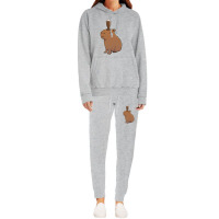 Capybara With A Chocolate Milkshake On Its Head Tu Hoodie & Jogger Set | Artistshot