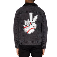 Baseball Is Life Unisex Sherpa-lined Denim Jacket | Artistshot