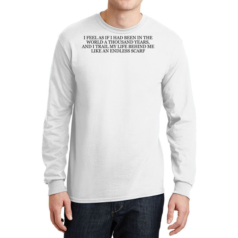 Anton Chekhov Boy Quote Long Sleeve Shirts by beregakoidze1 | Artistshot