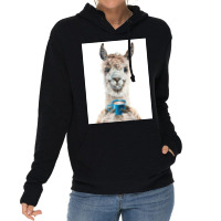 Llama Latte Lightweight Hoodie | Artistshot