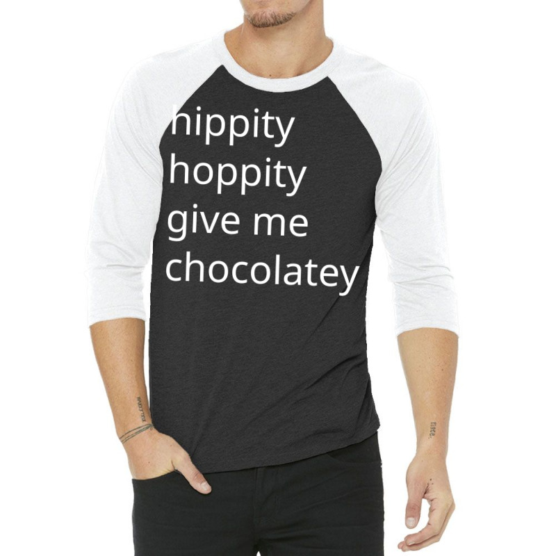 Funny Easter Chocolate Lover Gift Nature 3/4 Sleeve Shirt | Artistshot