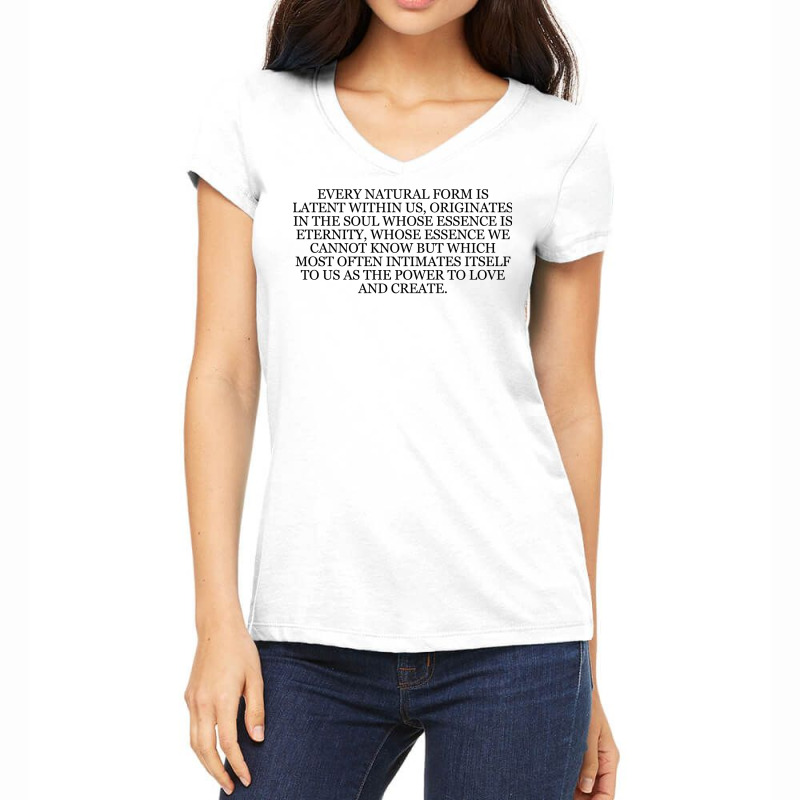 Hermann Hesse Music Funny Women's V-Neck T-Shirt by beregakoidze1 | Artistshot