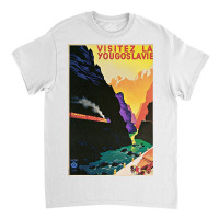 Vintage Visit Yugoslavia Travel Classic T-shirt | Artistshot