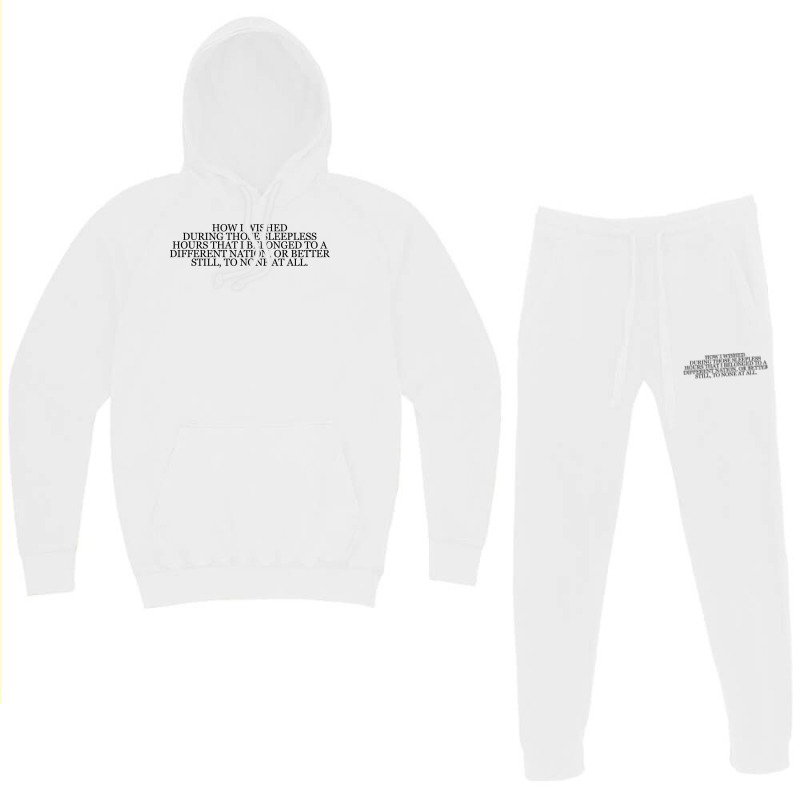 Wg Sebald Funny Summer Hoodie & Jogger Set | Artistshot