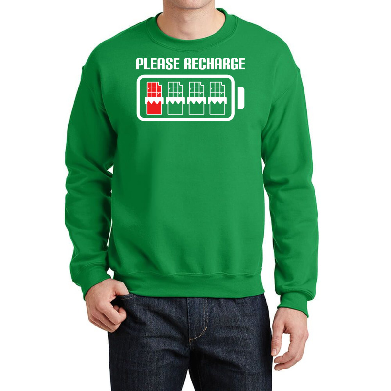 Chocolate Please Recharge Travel Crewneck Sweatshirt by alheklupsm | Artistshot