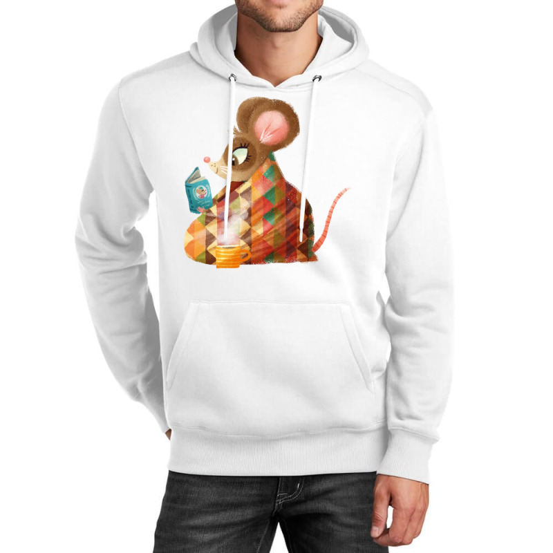 Cosy Mouse 80s Unisex Hoodie by alheklupsm | Artistshot