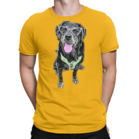 Stacey The Black Lab Hippie T-shirt | Artistshot